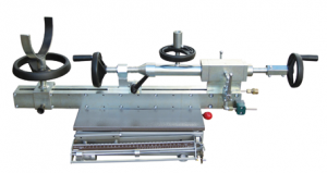 Báscula romana con cabezal de llenado Báscula romana con cabezal de llenado