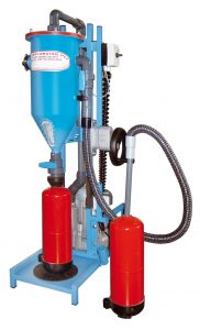 Máquina para la recarga de extintores de polvo PFF-FLIPP-EKW