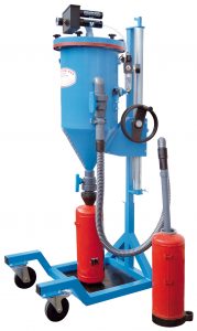 Equipo para recargar extintores de polvo con eyector – modelo PFF-II/E